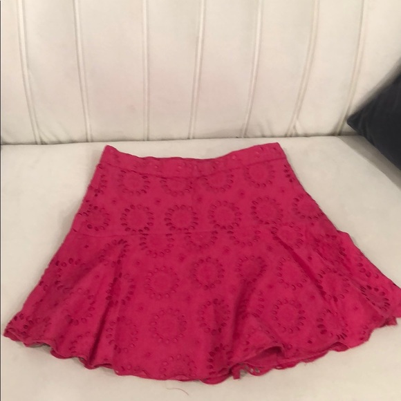 Zara Skirts Zara Hot Pink Skirt Poshmark